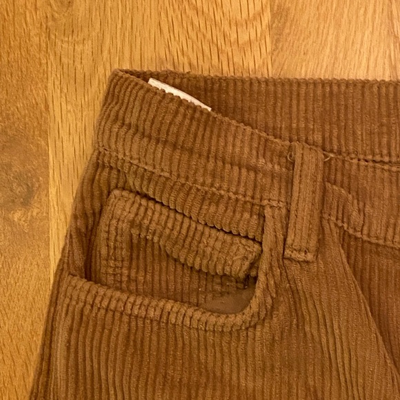 Reformation Cynthia Button Fly High Rise Tan Corduroy Pants / Womens Size 27 - Picture 14 of 14